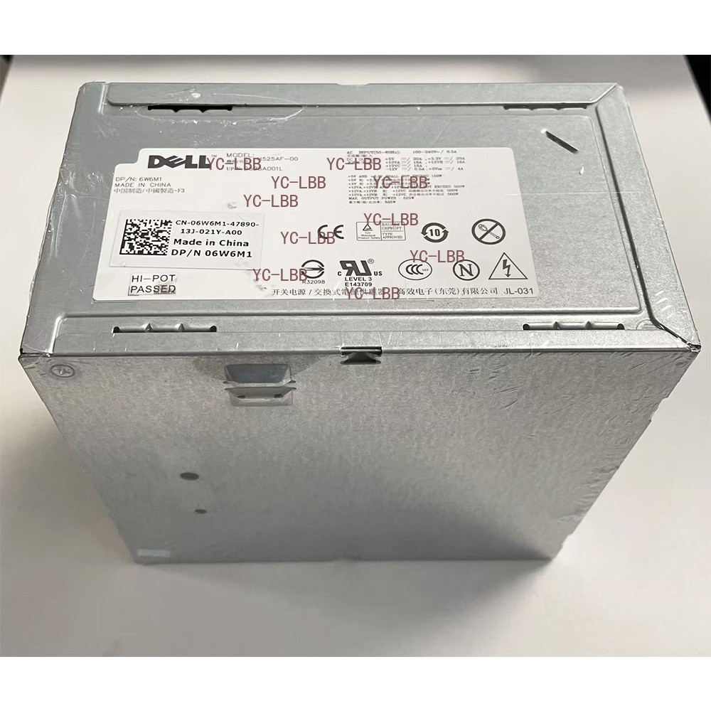 For DELL Precision T3500 525W power supply 06W6M1 H525AF-00