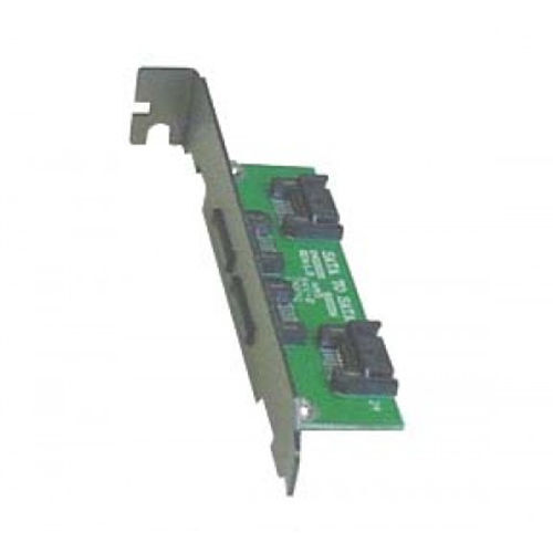 Dual Channel SATA To SATA PCI Panel Mount Includes 4 SATA Cables