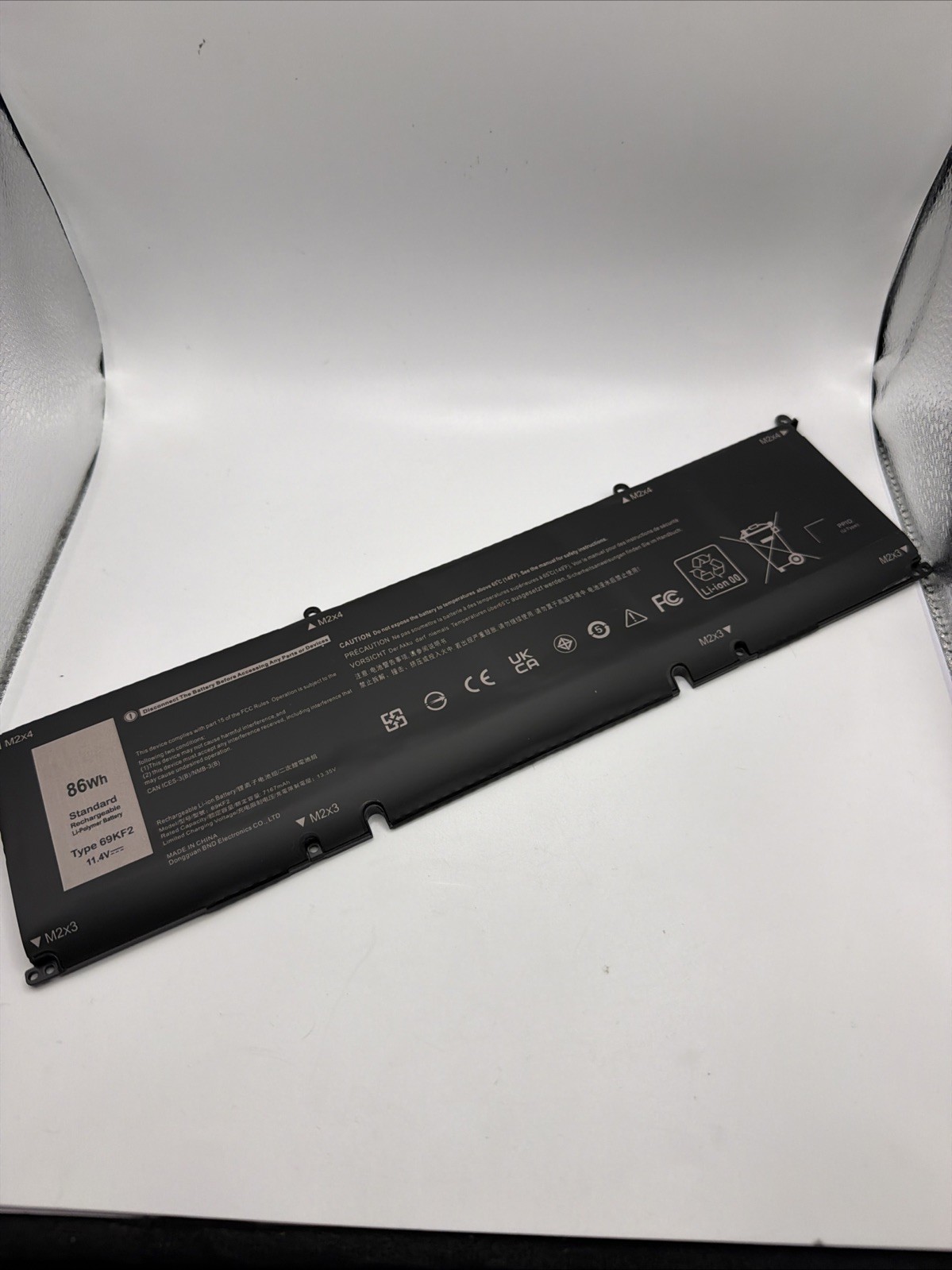 NEW Genuine 86Wh 69KF2 Battery For Dell XPS 15 9500 Precision 5550 Alien M15 M17