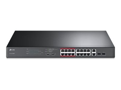 TP-Link TL-SL1218MP Switch unmanaged 16 x 10/100 (PoE+) + 2 x TL-SL1218MP