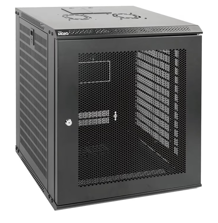Tecmojo 12U Wall Mount Rack Network Cabinet for 19" IT Equipment,with Lockable