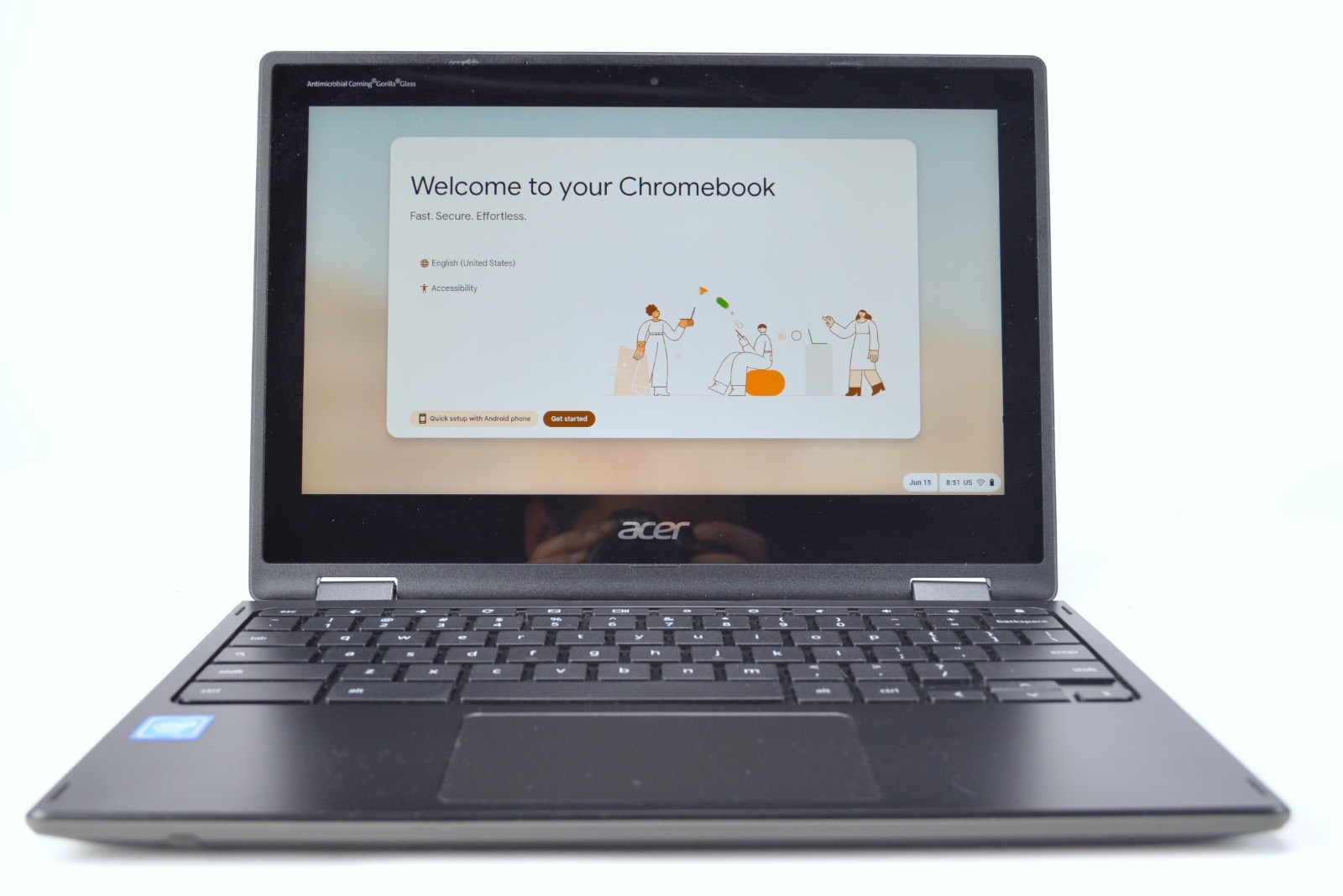 Acer Chromebook 511 R752T-C3M5 11.6" Touch Intel 1.1Ghz 4GB Ram 32GB SSD Grade B