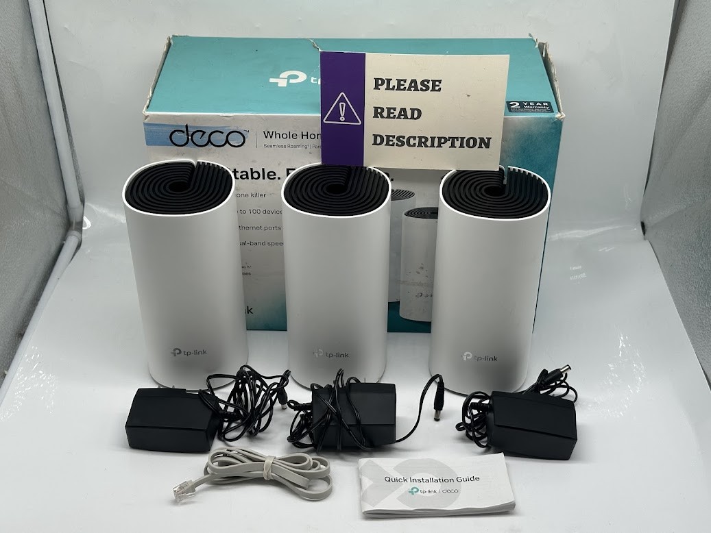 TP-LINK Deco M4 AC1200 Deco Whole Home Mesh Wi-Fi System (3-pack)