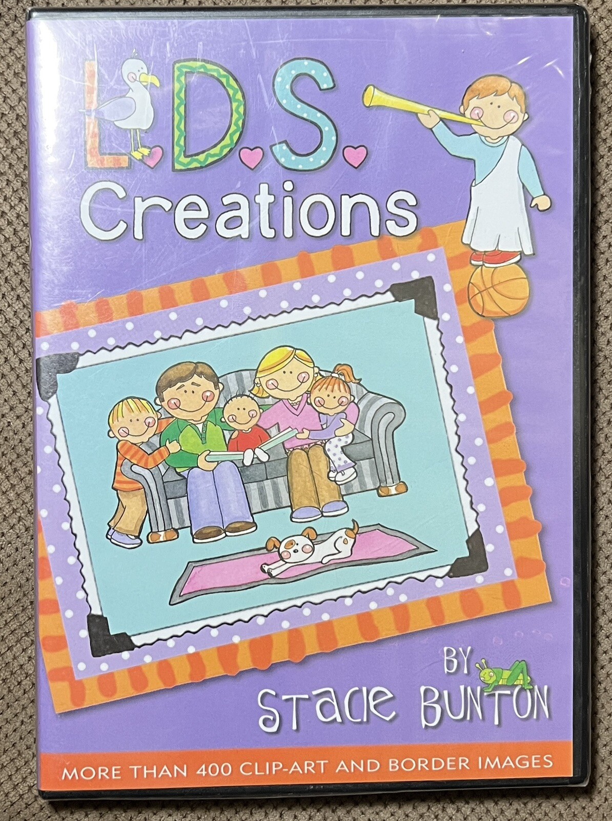 L.D.S. Creations [CD-ROM - WIN & MAC] 400+ Clip-Art & Border Images - 1591569230