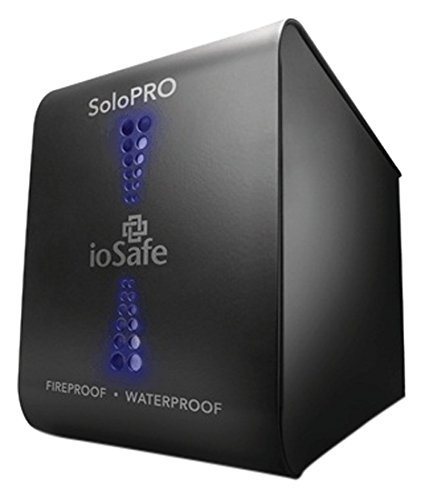 ioSafe SoloPRO 2TB Fireproof & Waterproof External Hard Drive, Black SM2TB1YR