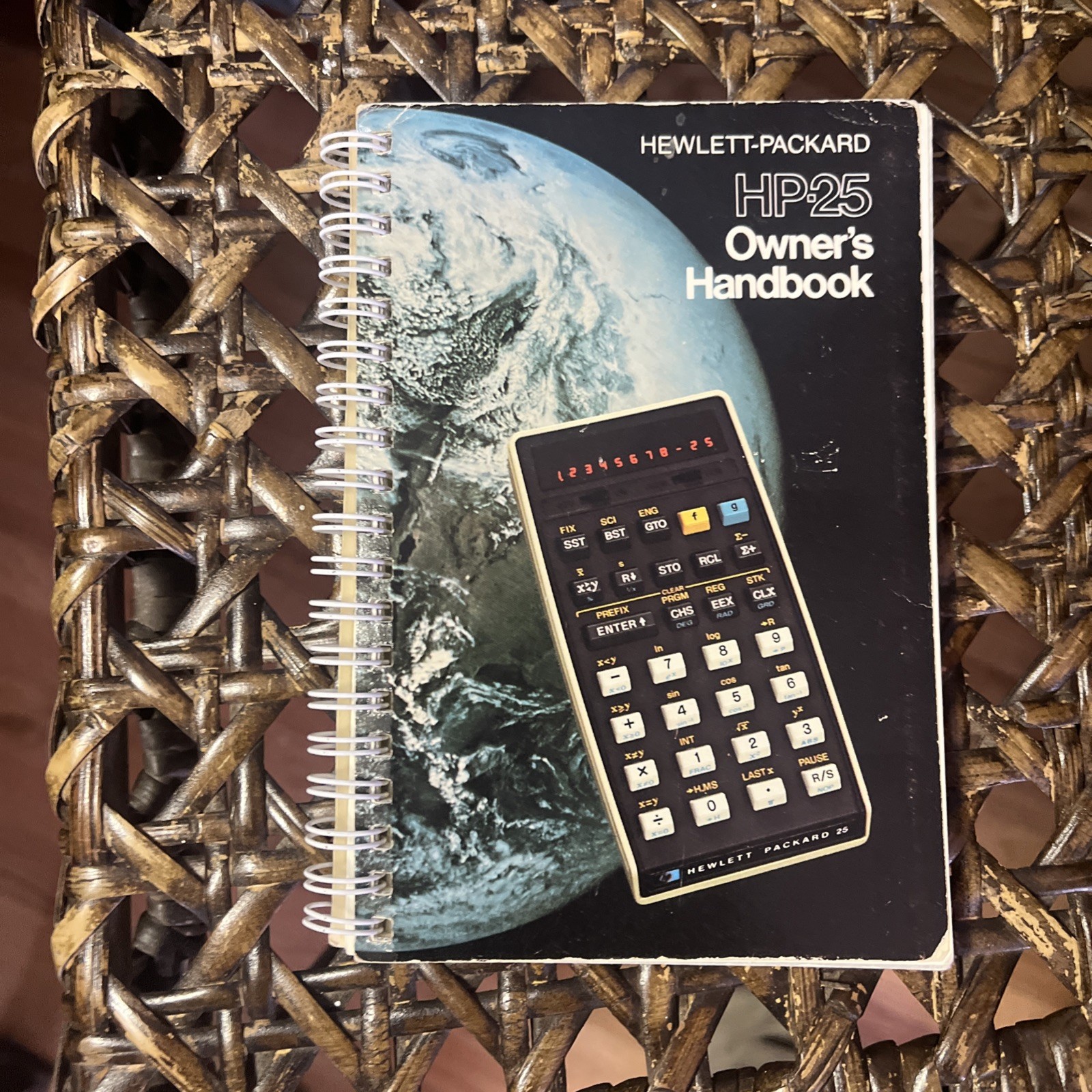 HP-25 Calculator Manual: Owner's Handbook 1975 Vintage Original