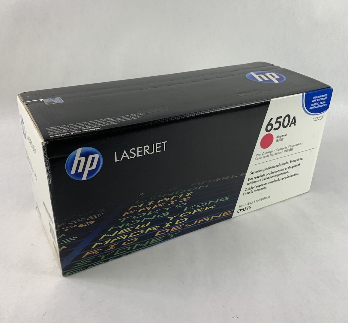 HP LaserJet 650A CE273A Magenta Toner Cartridge Exp: Aug 2014