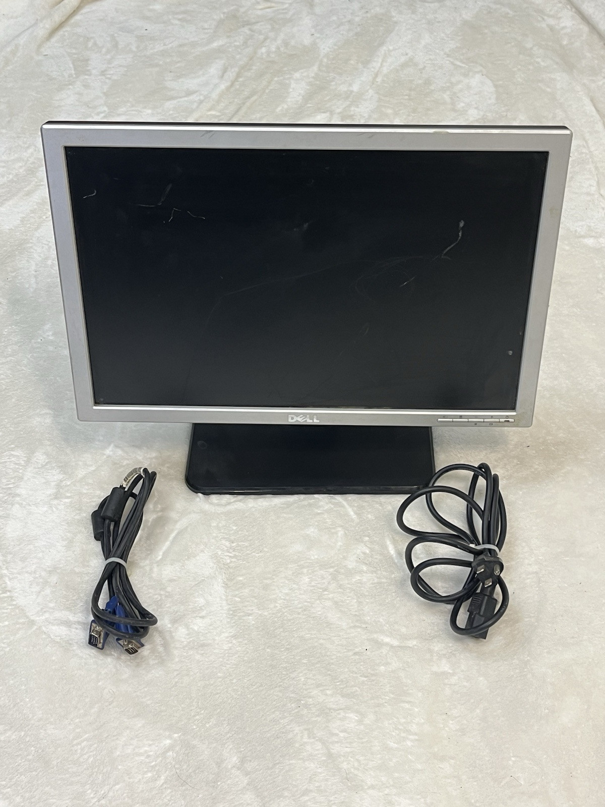 Dell SE198WFPf LCD Monitor Tested Working 17.5" x 11.5" Screen VGA & Power Cord