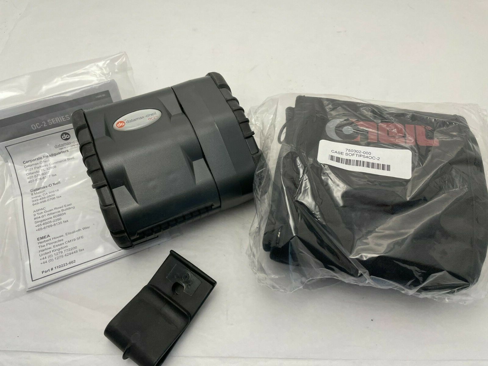 Datamax O'Neil OC-2 Printpad Wireless WiFi Printer 200325-121 + Carry Case New
