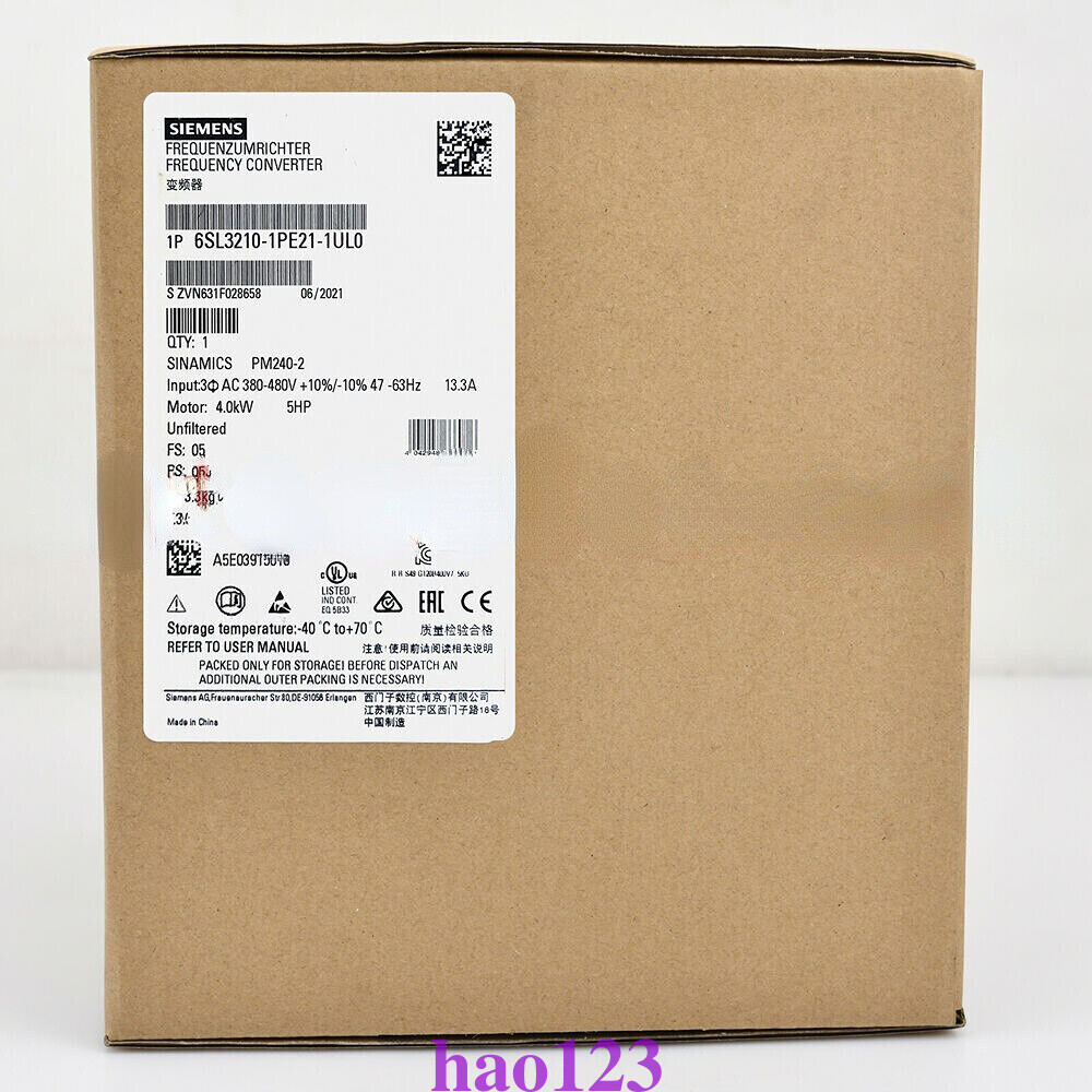 Siemens 6SL3210-1PE21-1UL0 module Fast ship with warranty(UPS/FedEx) NEW