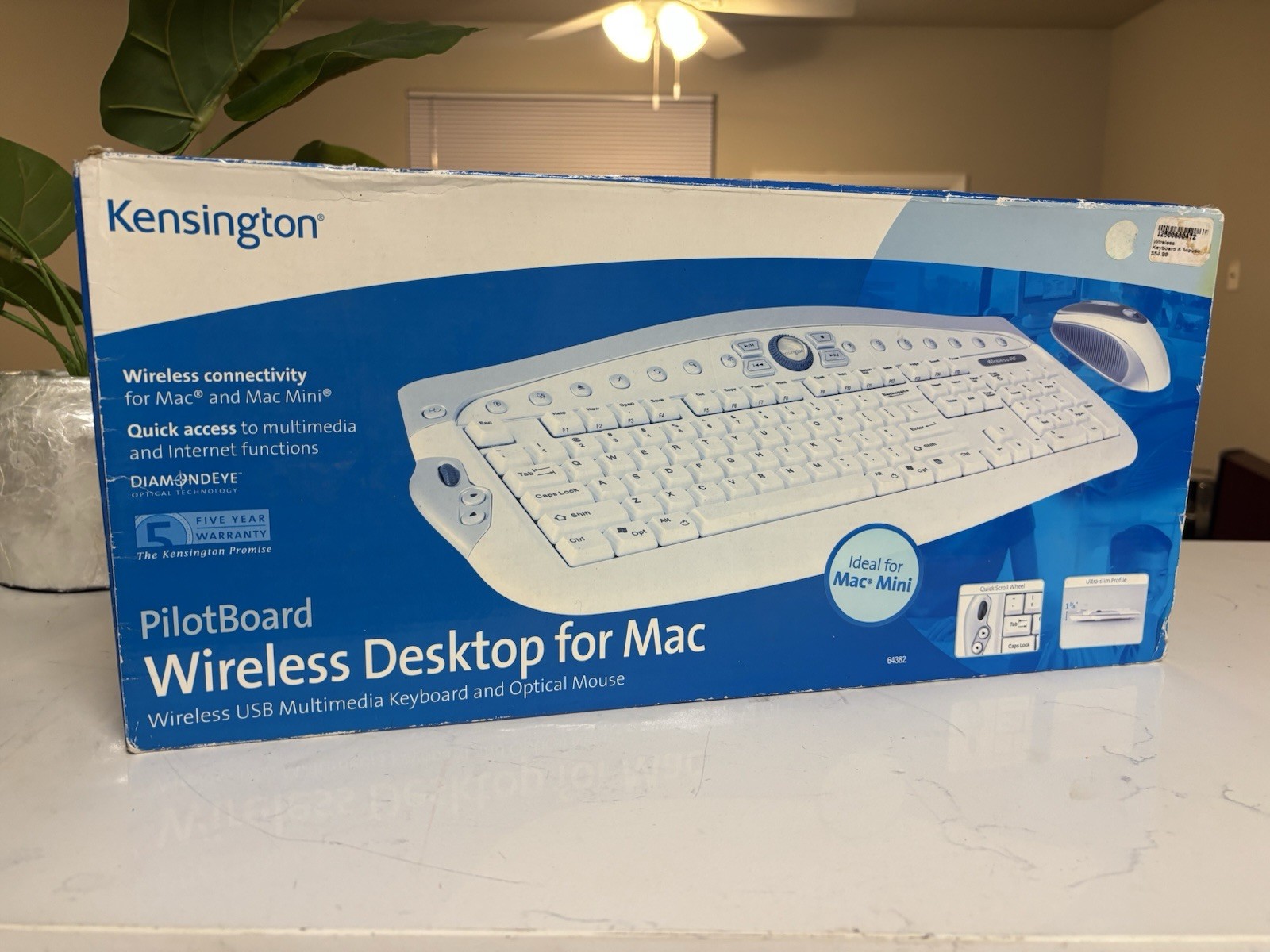 Kensington 64382⭐️PilotBoard Wireless USB Desktop for Mac With Mouse⭐️NEW Sealed