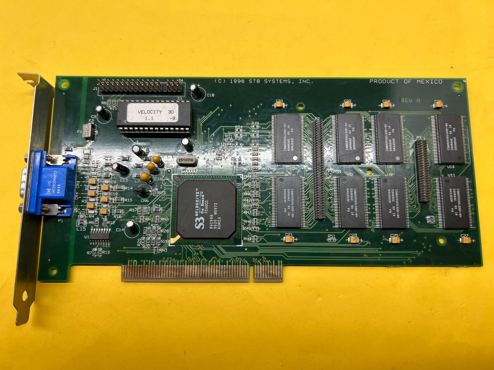 S3 Virge/VX Velocity 3D VGA PCI Video Card 