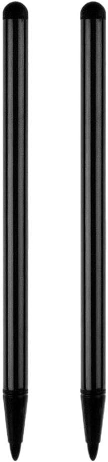 2pcs Black Stylus Pens for Universal Touch Screen Devices - Compatible black