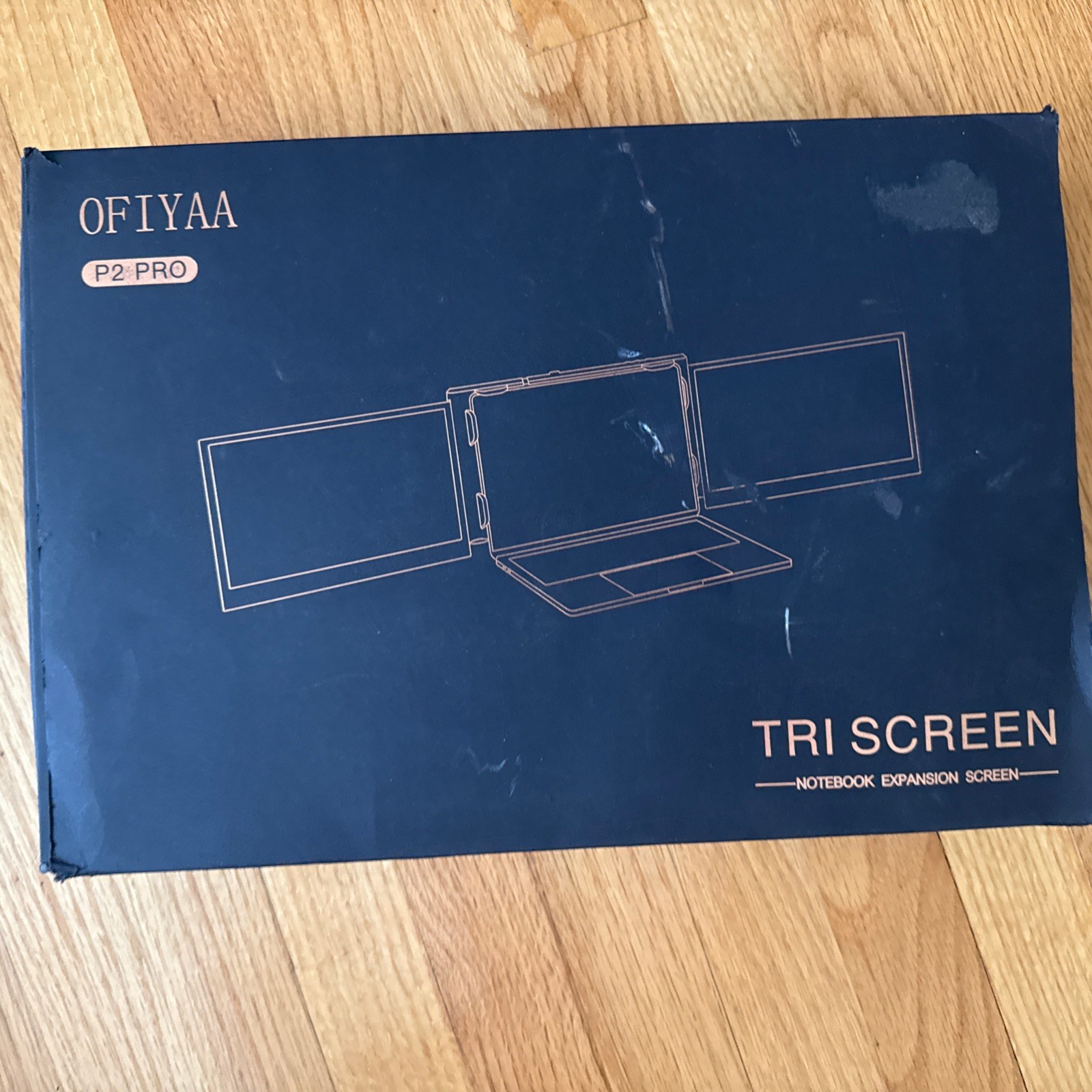 Ofiyaa P2 Tri Screen Notebook Expansion Screen Laptop Monitor Screen NIB