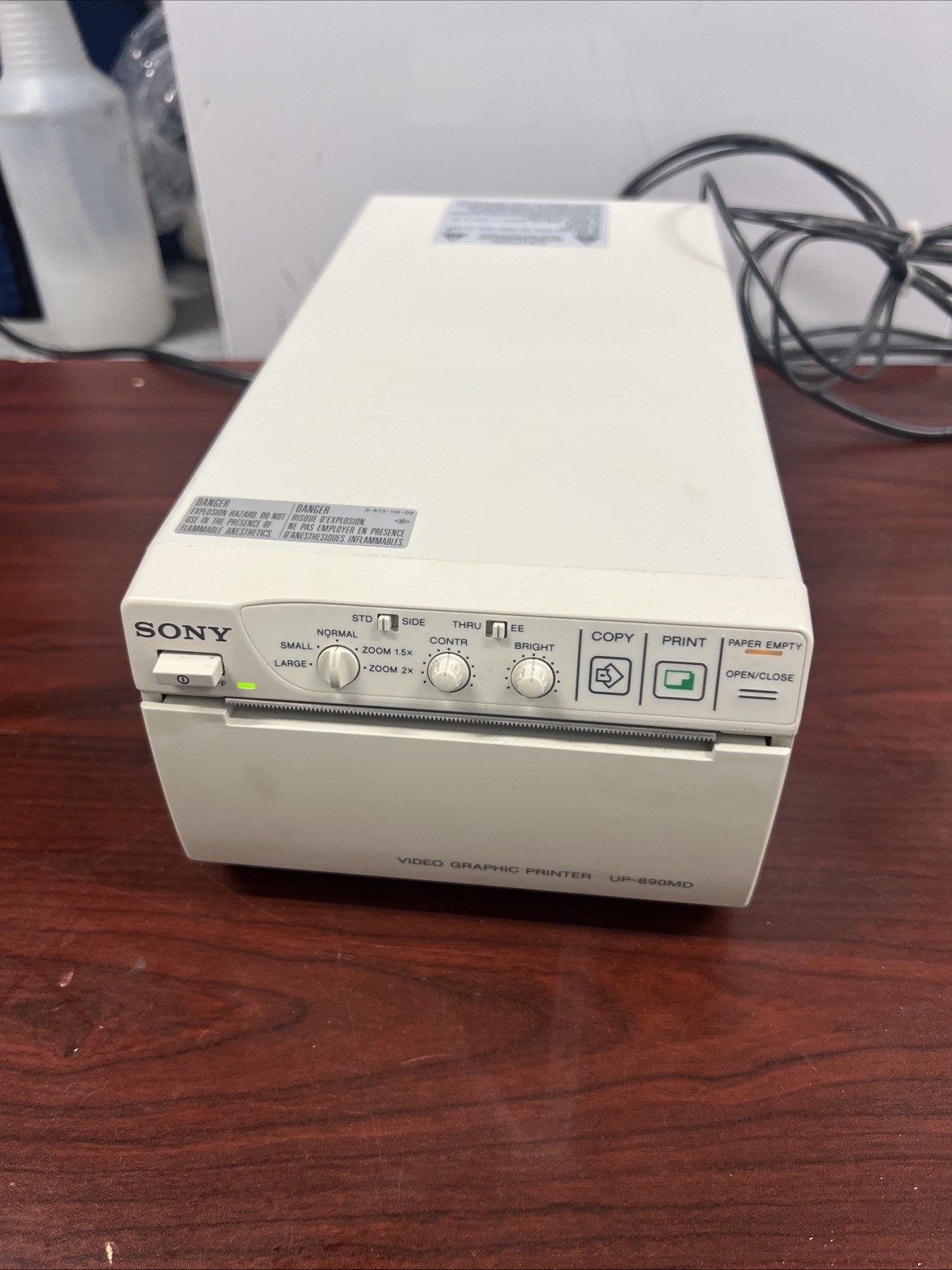 Sony UP-890MD Imager / Printer No Paper Inside Tested Working