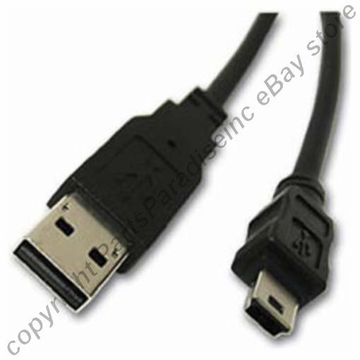 Lot10 3ft short black USB Mini 5pin Digital Camera/MP3/Phone/Media Reader Cable