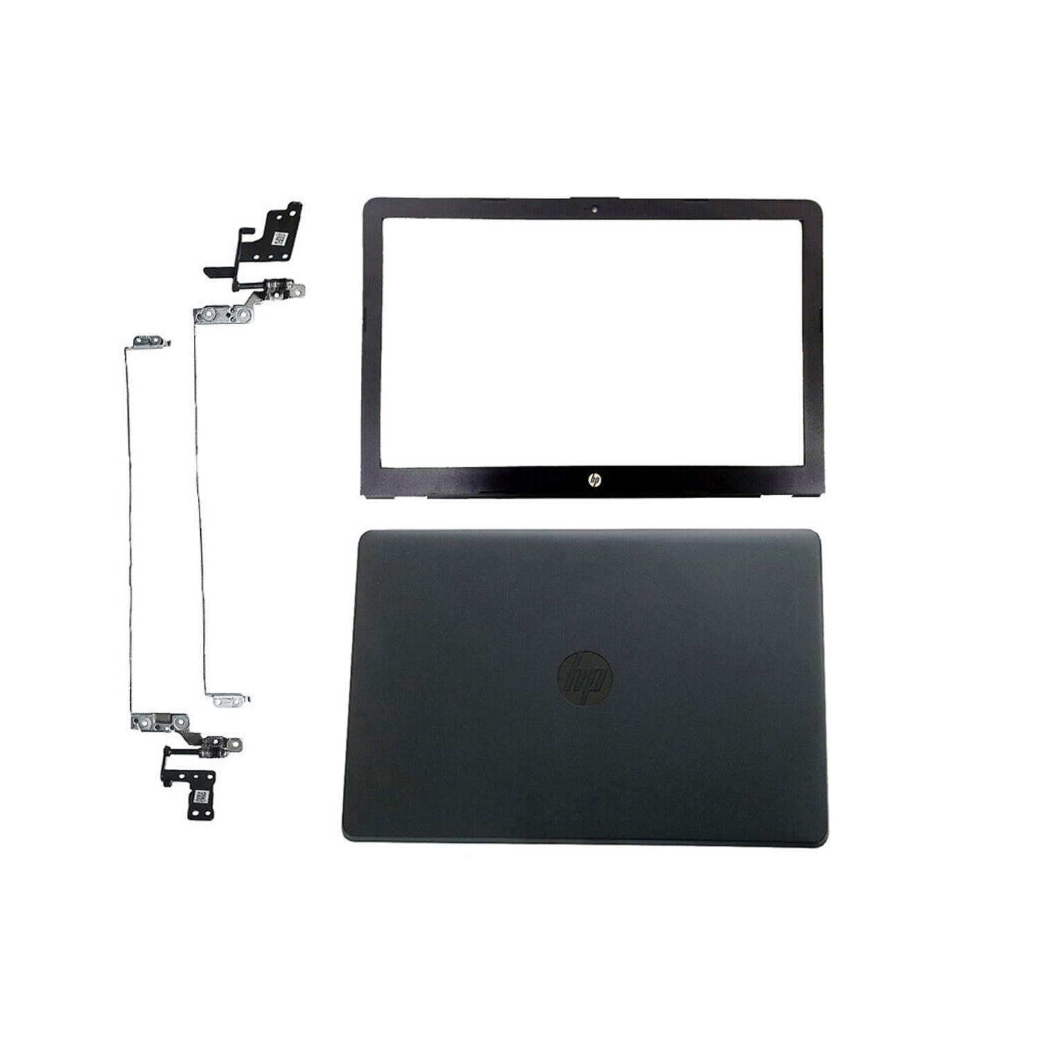 For HP 15-bs013dx 15-bs015dx 15-bs0xx Back Cover Black+ Bezel+ Hinges 924899-001