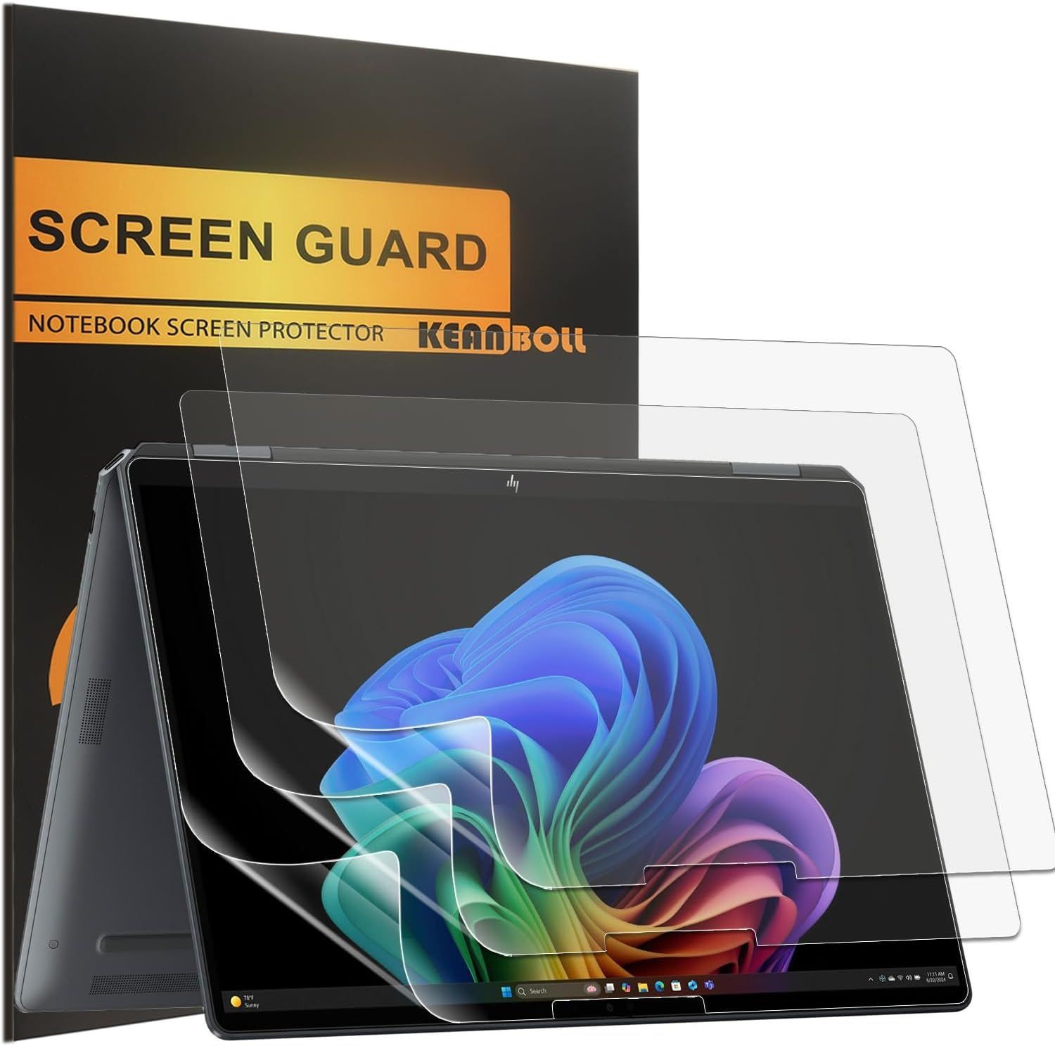 3-Pack Anti Glare Matte Screen Protectors for HP OmniBook X Flip 16" Laptop