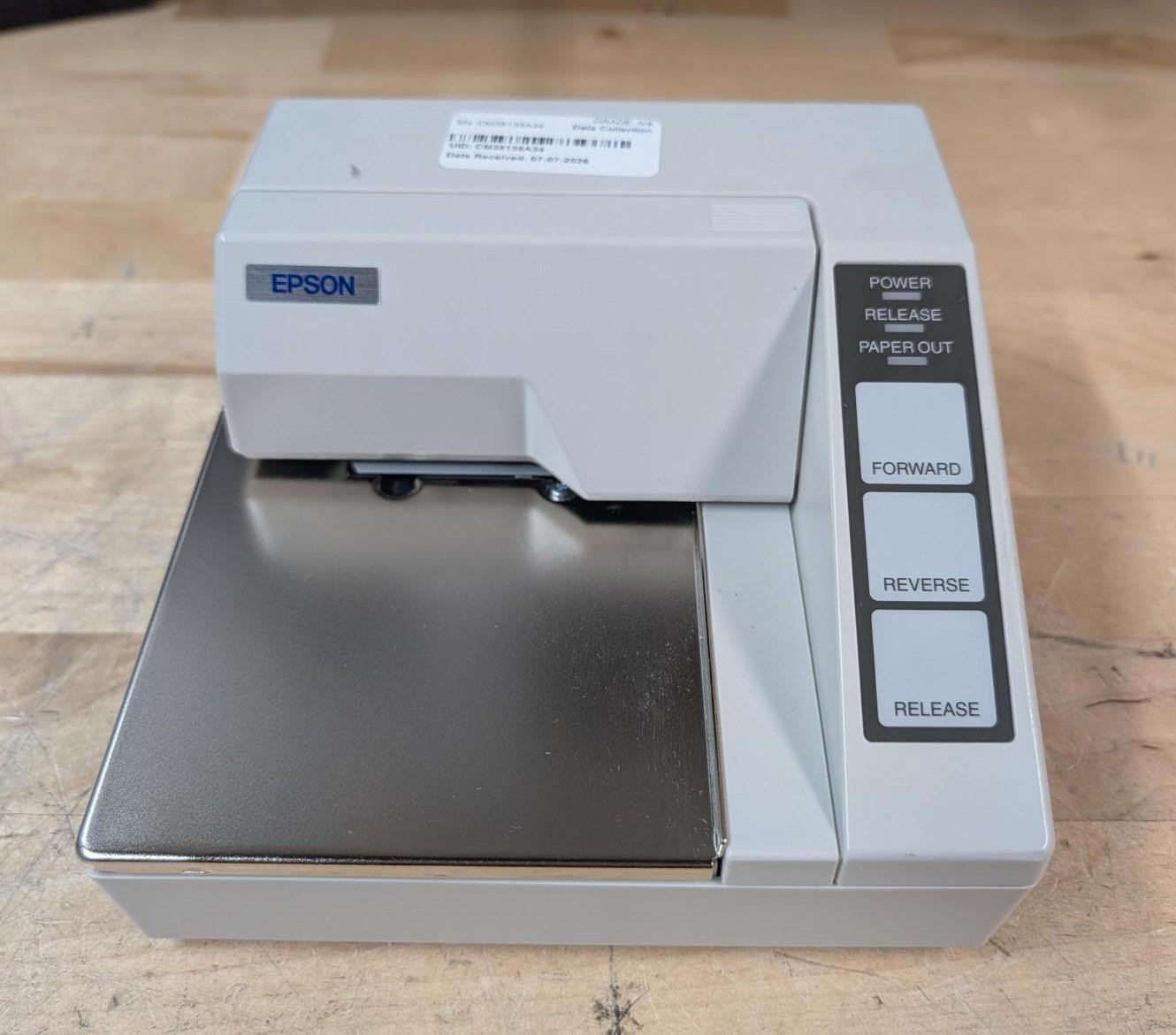 Epson TM-U295 M66SA Slip Printer - Tested No Power Supply