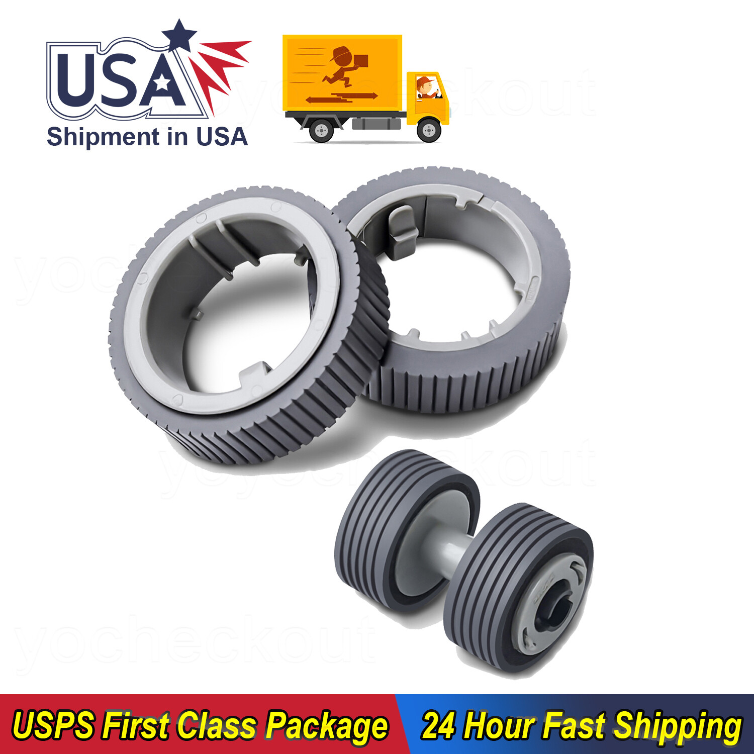 PA03670-0001 PA03670-0002 For Fujitsu fi-7140 fi-7240 fi-7160 Pick Brake Roller