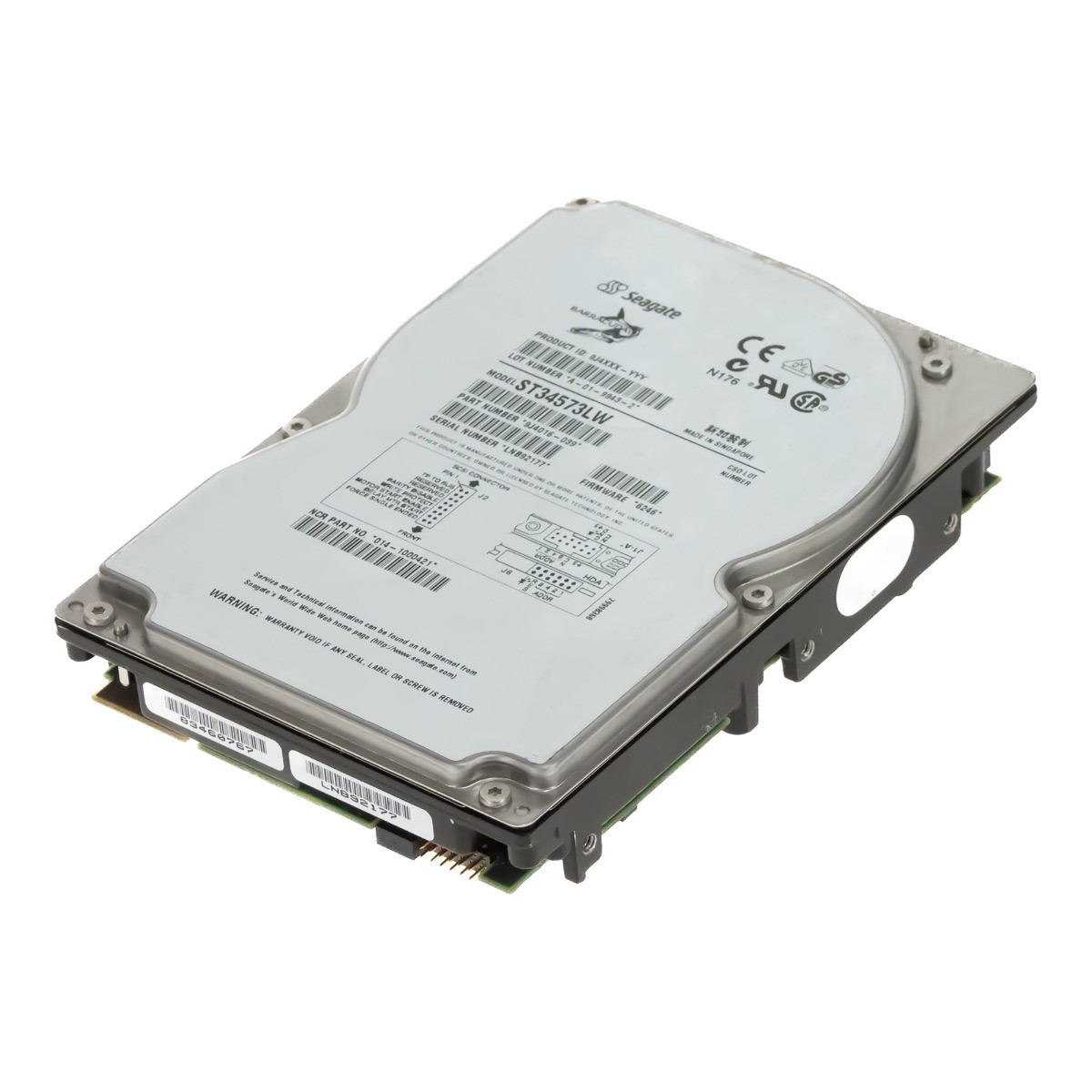 HARD DRIVE SEAGATE BARRACUDA 9LP ST34573LW 4.5GB 7.2K SCSI Ultra2 3.5'' 