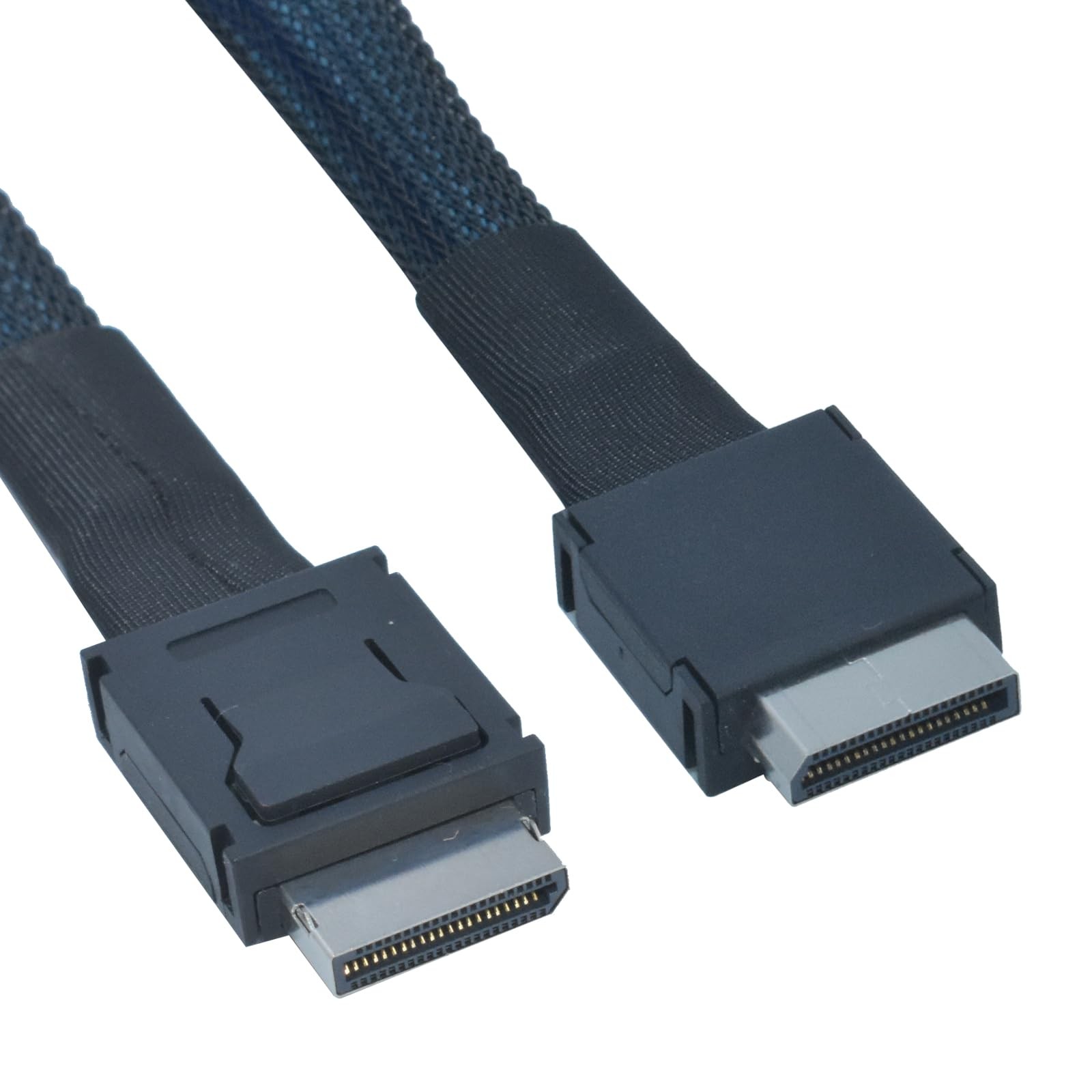 Oculink Cable PCIe 4.0 SFF8611 4i Male Extension eGPU Cord 3.3 Feet 100cm