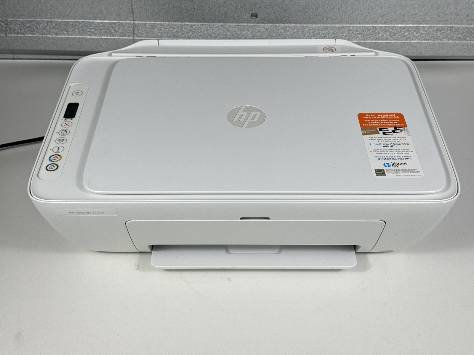 HP Deskjet 2752e  ALL-IN-ONE PRINTER  Wireless Color Inkjet - Tested