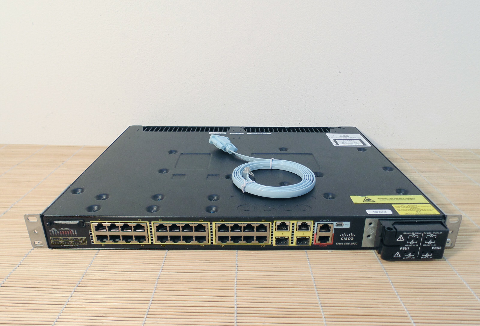 Cisco CGS-2520-24TC Rugged Ethernet switch 24 10/100BaseTX ports chassis only