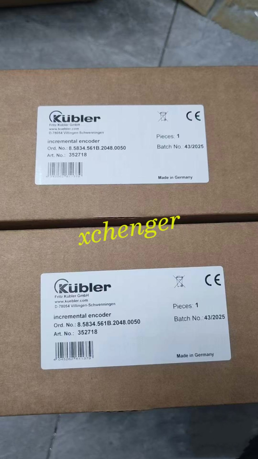 1PC Kubler encoder  8.5834.561B.2048.0050 new via FedEx or DHL