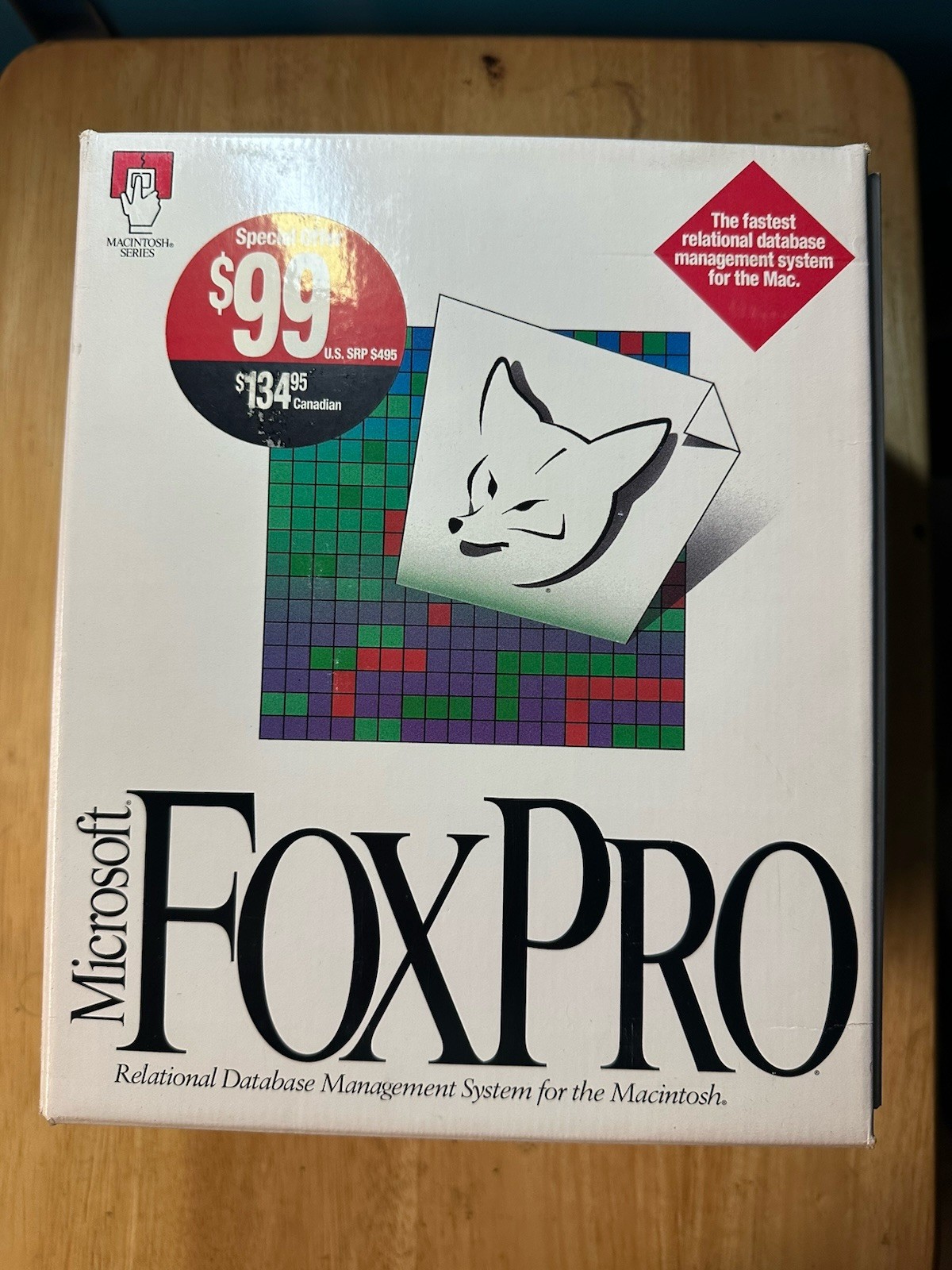 Microsoft FoxPro Database Management System Version 2.5 VTG  STD