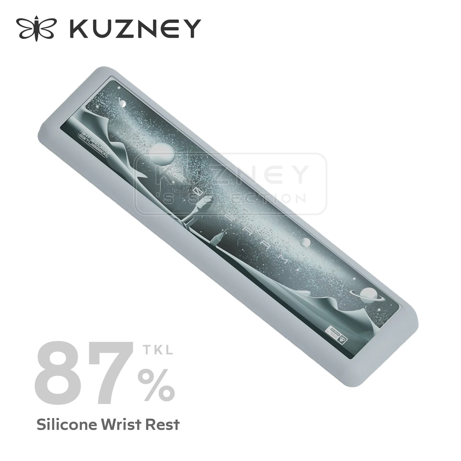 KeysMe Silicone Handrest Comfortable Arm Rest for 87% Tenkeyless Keyboard