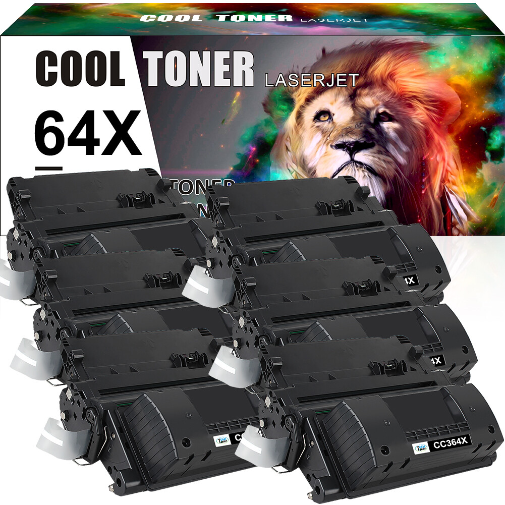 6x Black Toner Compatible with HP 64X LaserJet P4015n P4015x P4515 P4515x