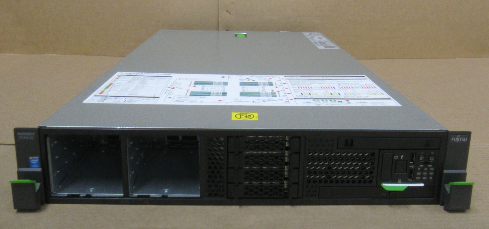 Fujitsu Primergy RX300 S8 2x Ten-Core E5-2660v2 64GB Ram 12x 2.5" Bay 2U Server