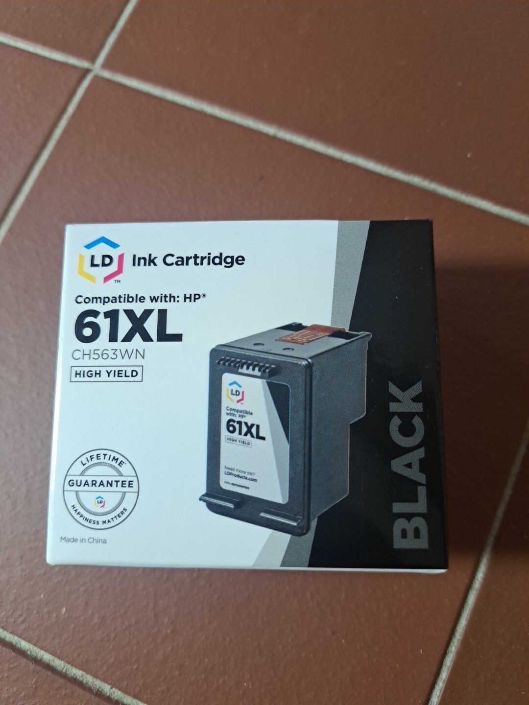 LD CH563WN Compatible with HP 61XL Black Ink Cartridge Deskjet & Envy See Picts