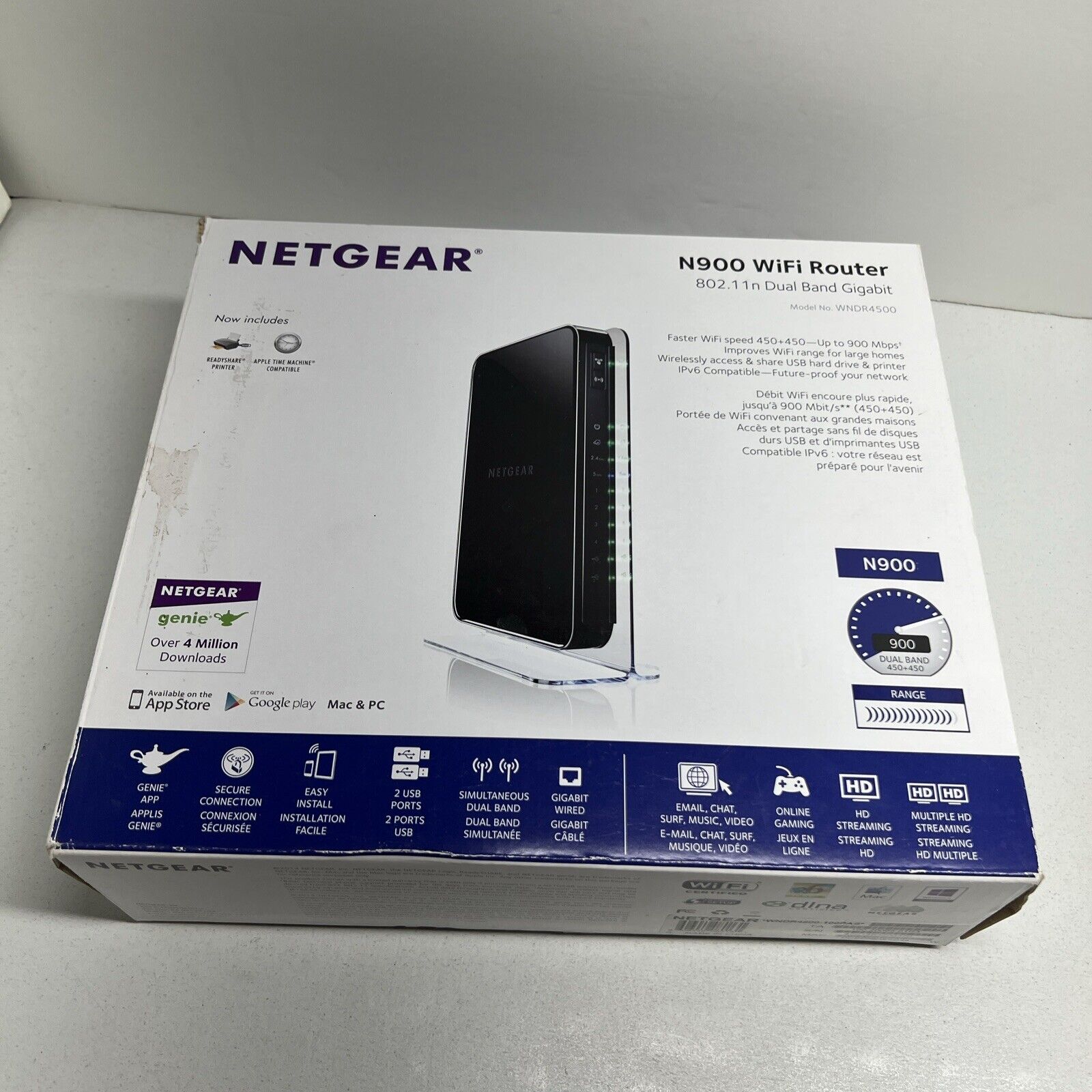 Netgear N900 Wireless Dual Band Gigabit Router WNDR4500-v3