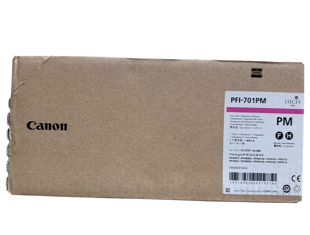 2019 Canon PFI-1700 700ml Photo Magenta Pigment Ink Tank for Select imagePROGRAF