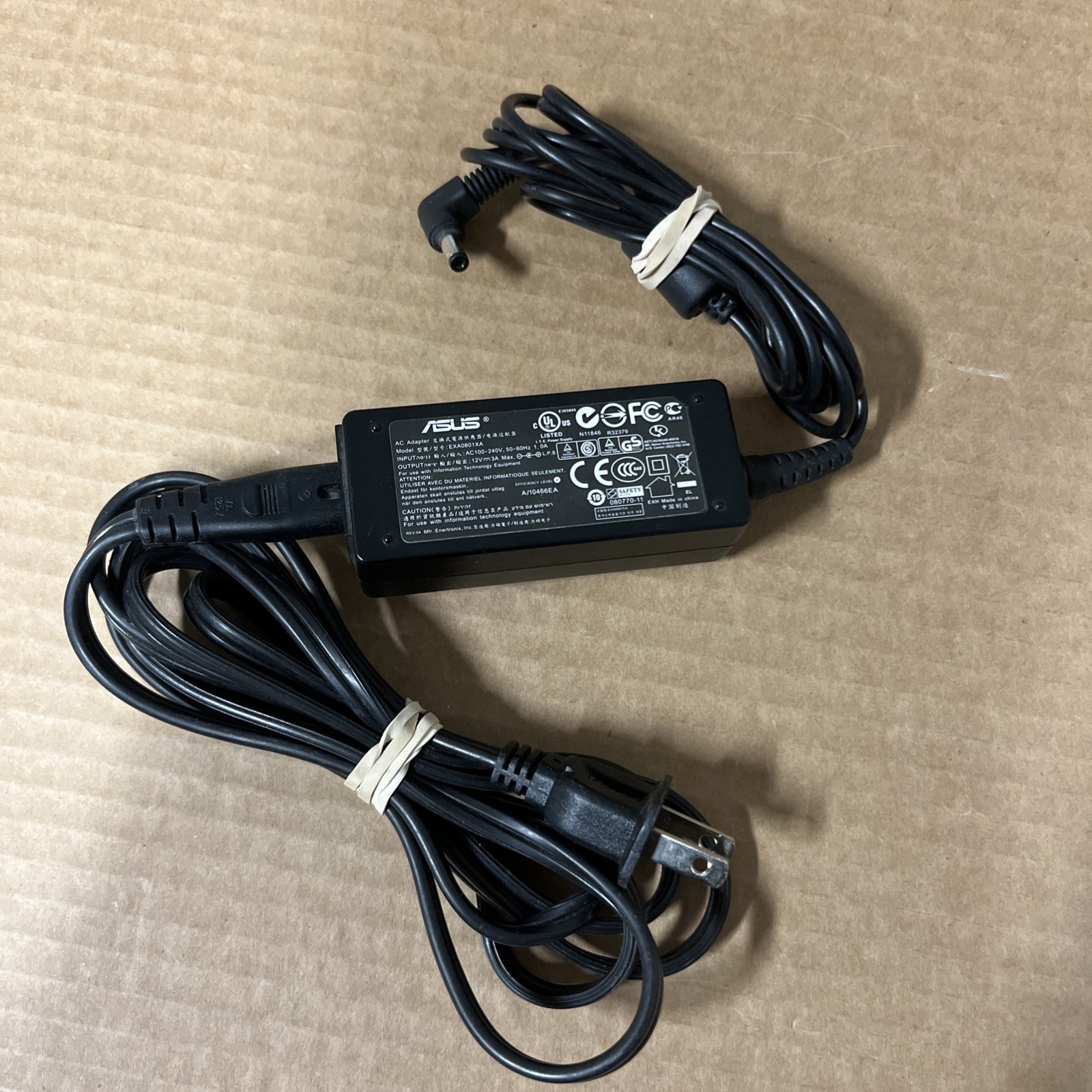 Genuine 36W ASUS AC DC Power Adapter EXA0801XA 12V 3A 4.8mm Tip OEM Plug