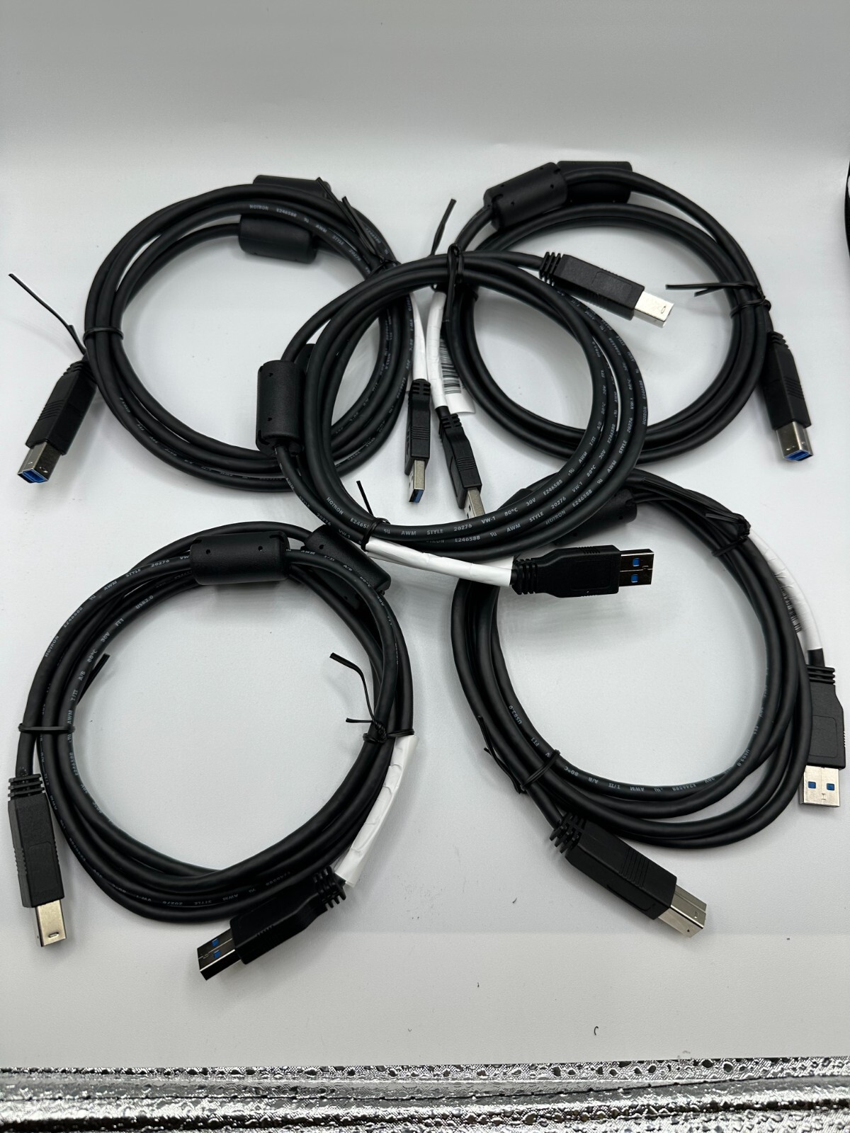 E246588 Style 20276 AWM Style 20276 VW-1 USB 3.0 (6FT) (LOT OF 5 CORDS)