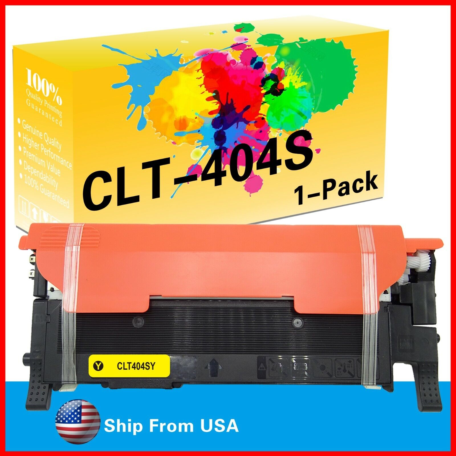 1 PK Toner Cartridge for CLT-404S CLT404S 480FW C480 483 C483W (Magenta)