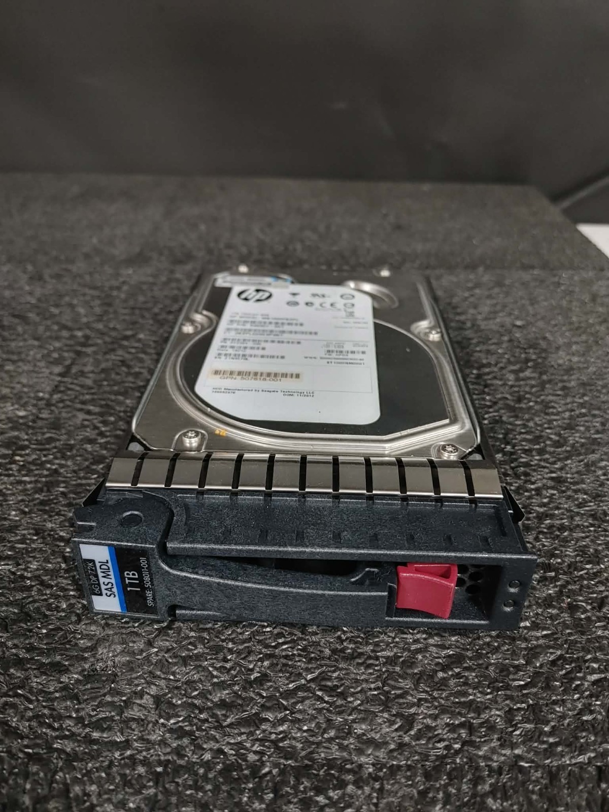 HP 649327-001 507618-001 MB1000FBZPL 1TB 7.2K RPM 16MB 6Gbps 512 SAS 3.5" HDD