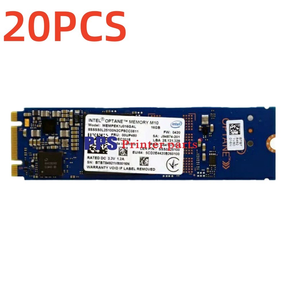 20Pcs MEMPEK1J016GAD Intel Optane Memory M10 SSD M.2 2280 16GB PCIe 3.0 Xpoint