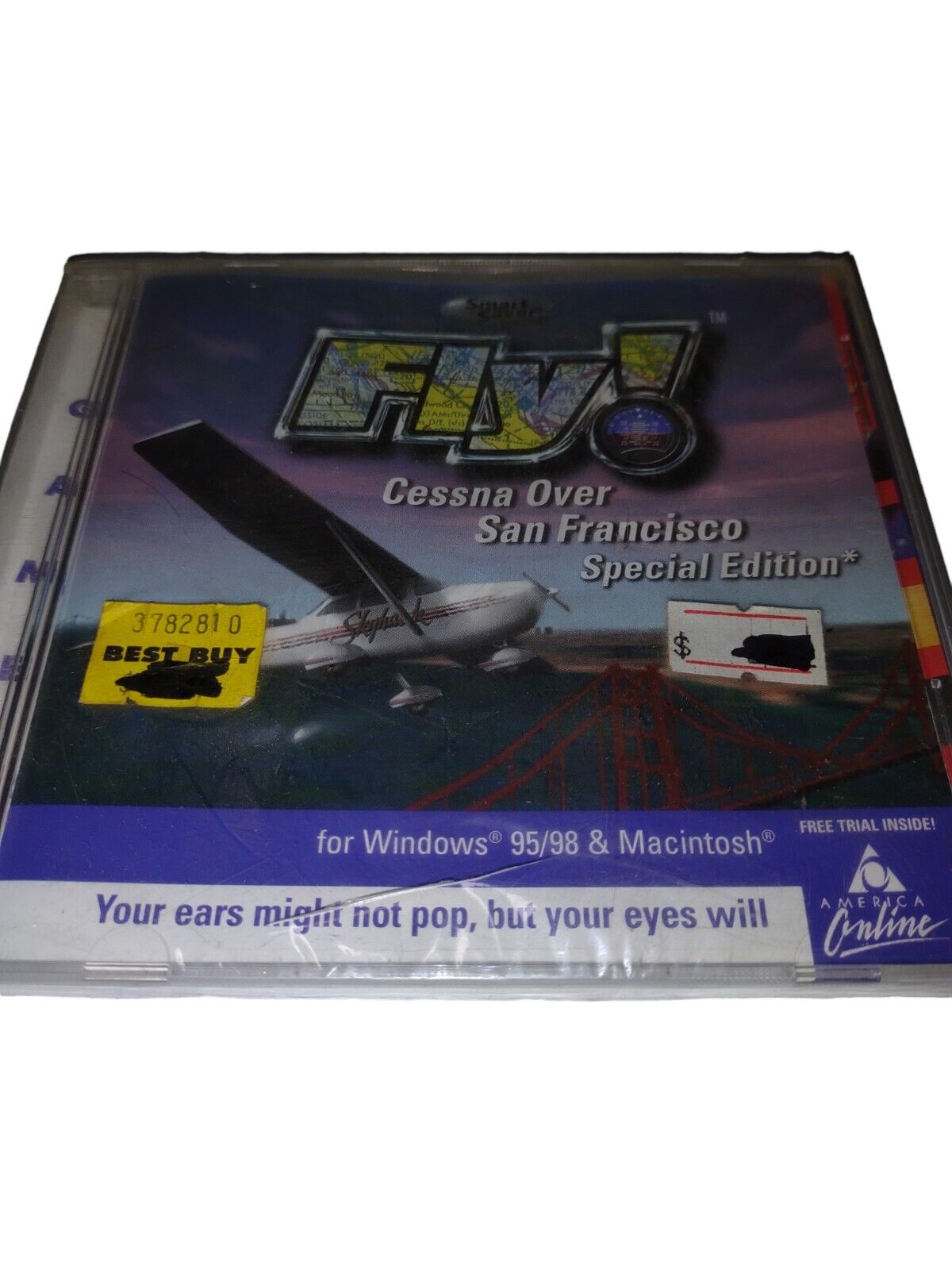 FLY Cessna over San Francisco CD ROM 2002 NOS SEALED Win Mac