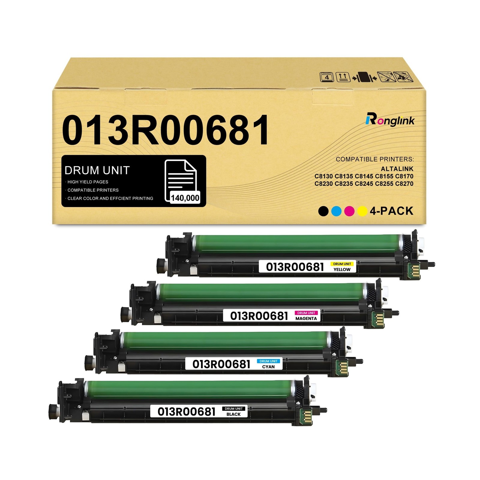 AltaLink C8130 Drum Cartridge Replacement for Xerox 013R00681 Drum Unit High ...