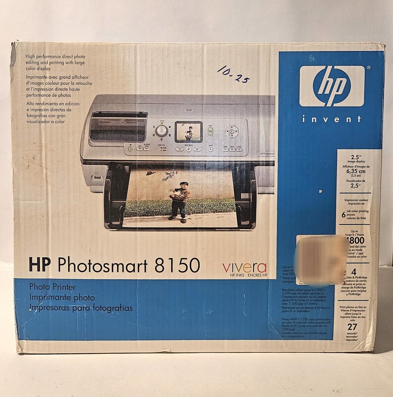 HP Q3399A PHOTOSMART 8150 DIGITAL PHOTO INKJET PRINTER