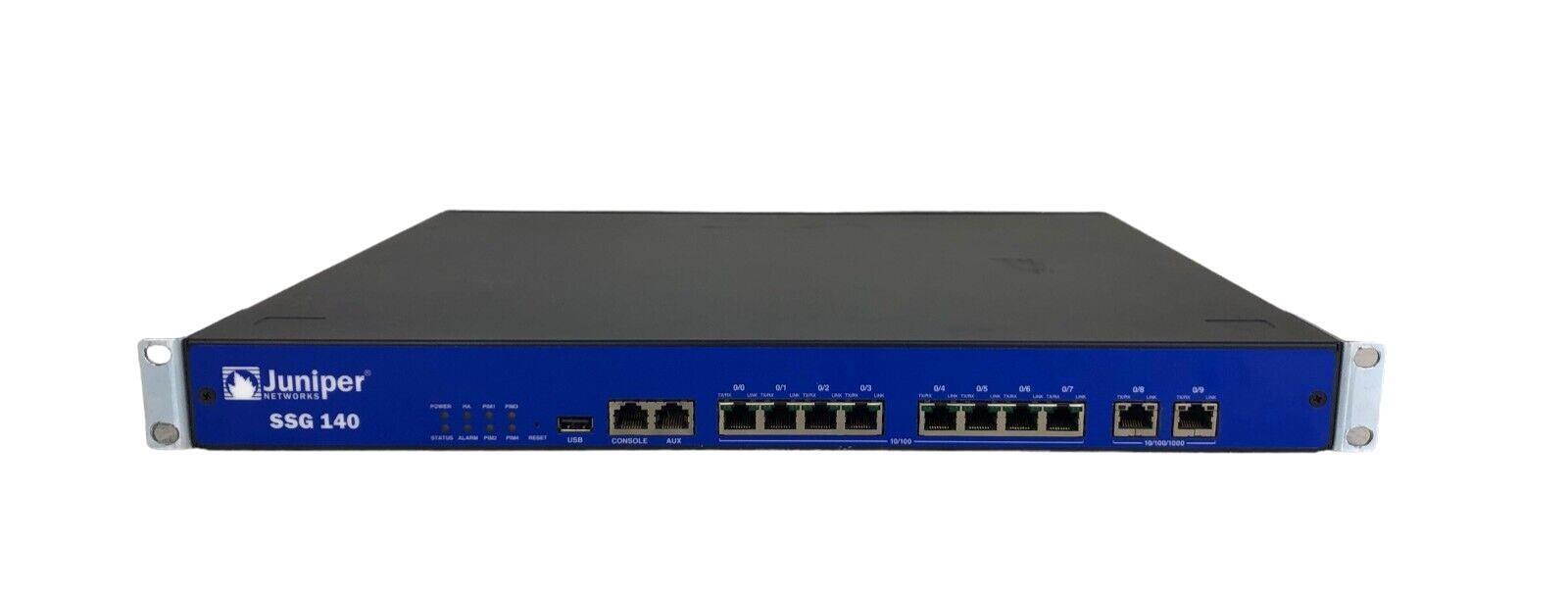 Juniper Networks SSG 140 Secure Services Gateway Security Appliance SSG-140-SH
