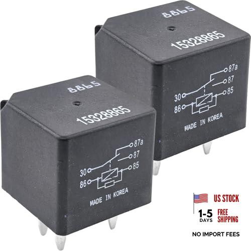 1538865 Relay (-Pack) 1V 40A 5-Pin SPDT Automotive Relay Compatible with 2