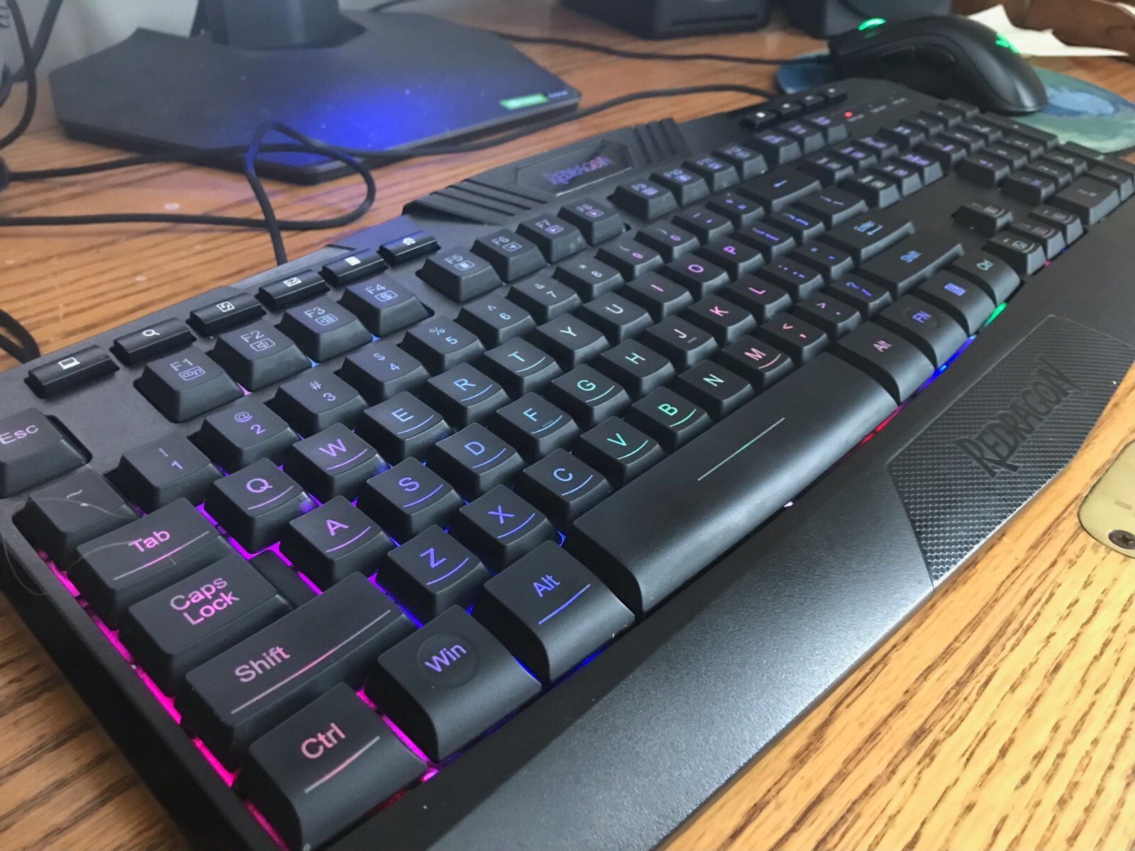 Black Redragon RGB Wired Gaming Keyboard (S101), Lightly Used, Tested  