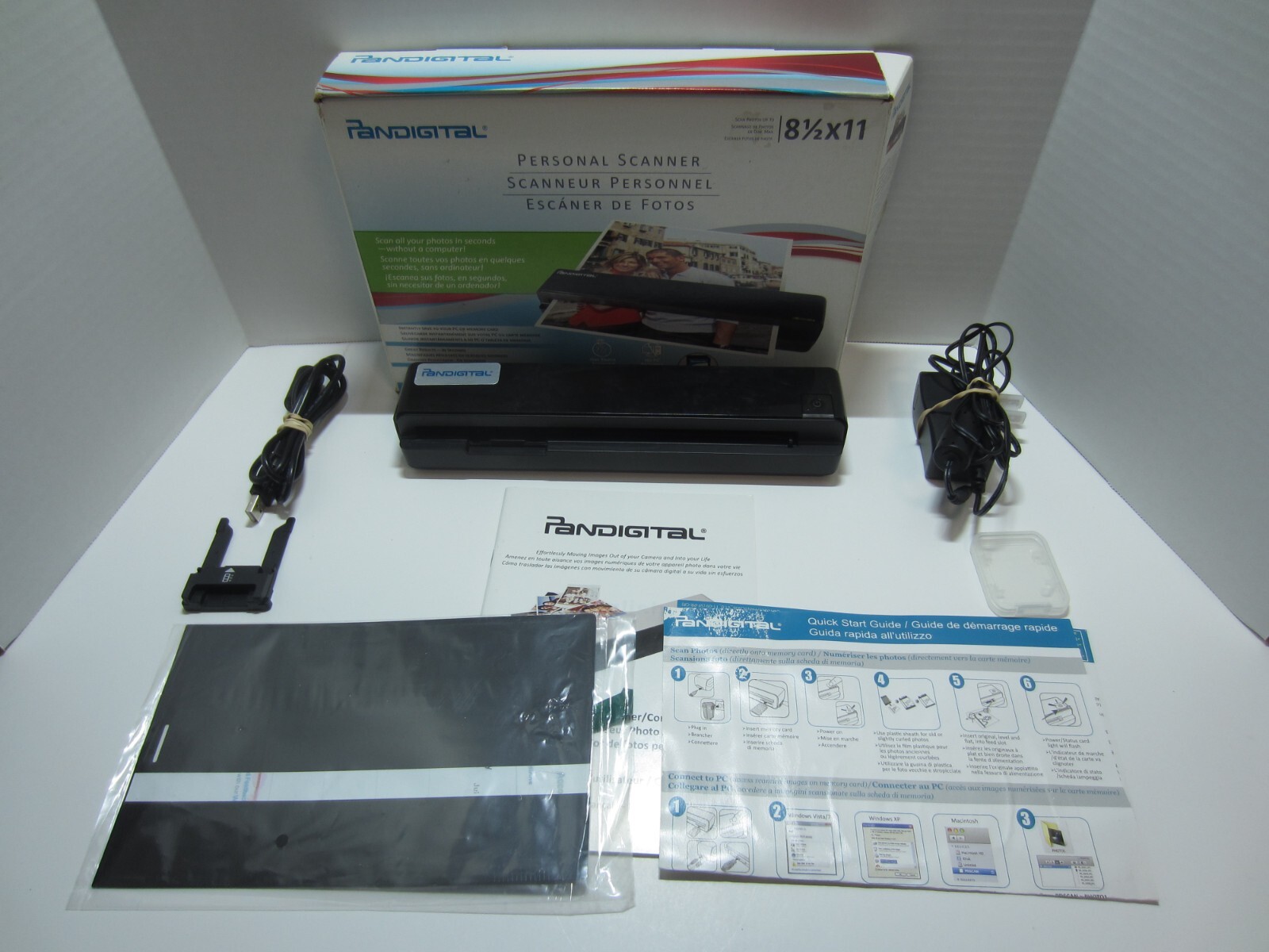 Pandigital Personal Photo Scanner/Converter PANSCN06 No Pc Needed Tested Working