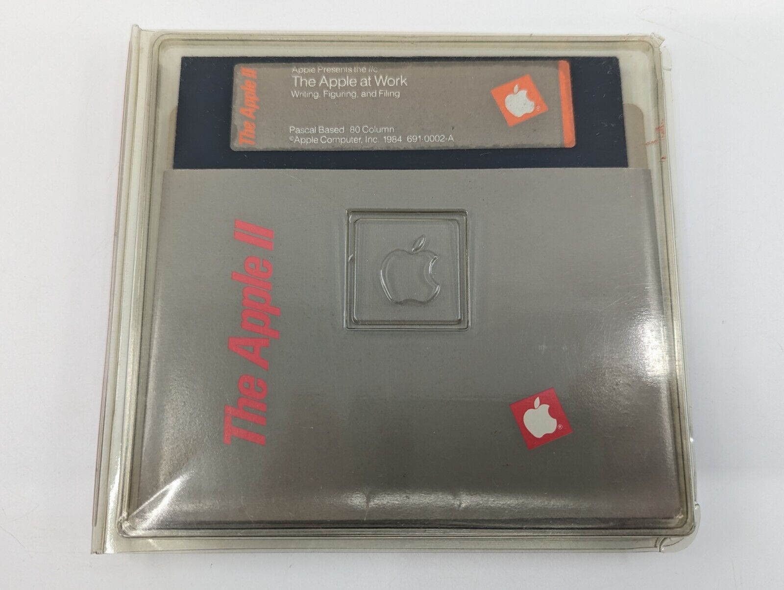 Vintage Apple Presents The Apple IIc Floppy Disk Set w/Apple's 1st Disk Holder