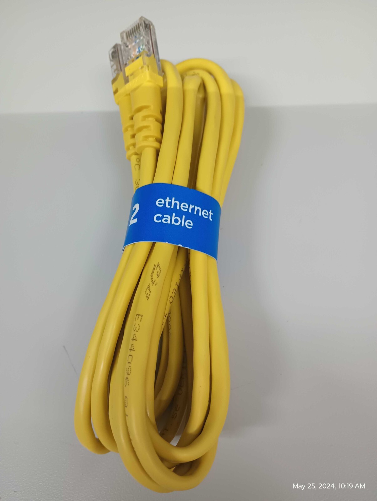 Original Nokia ethernet cable Cat5e Yellow